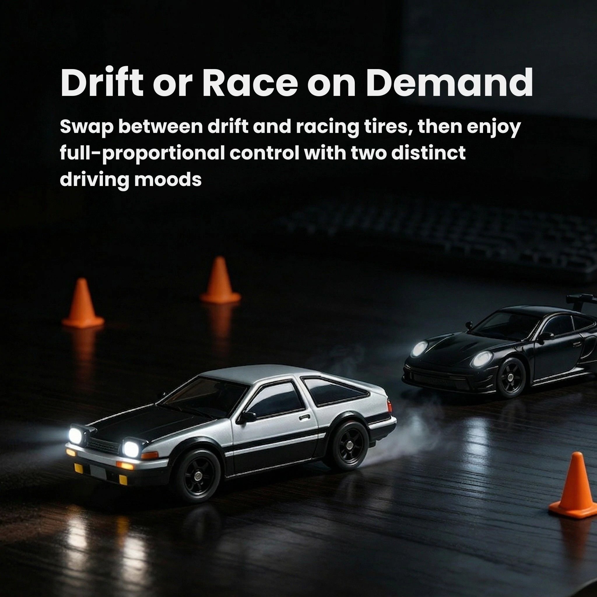 1:43 Mini Drift RC Car with Swap Body Shells