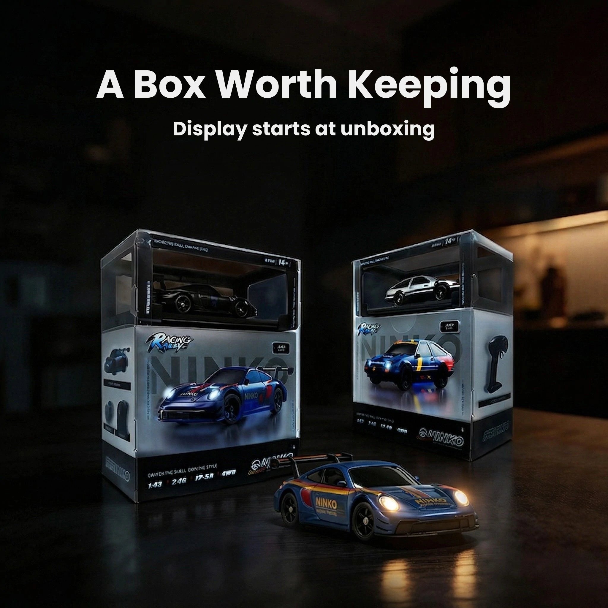 1:43 Mini Drift RC Car with Swap Body Shells