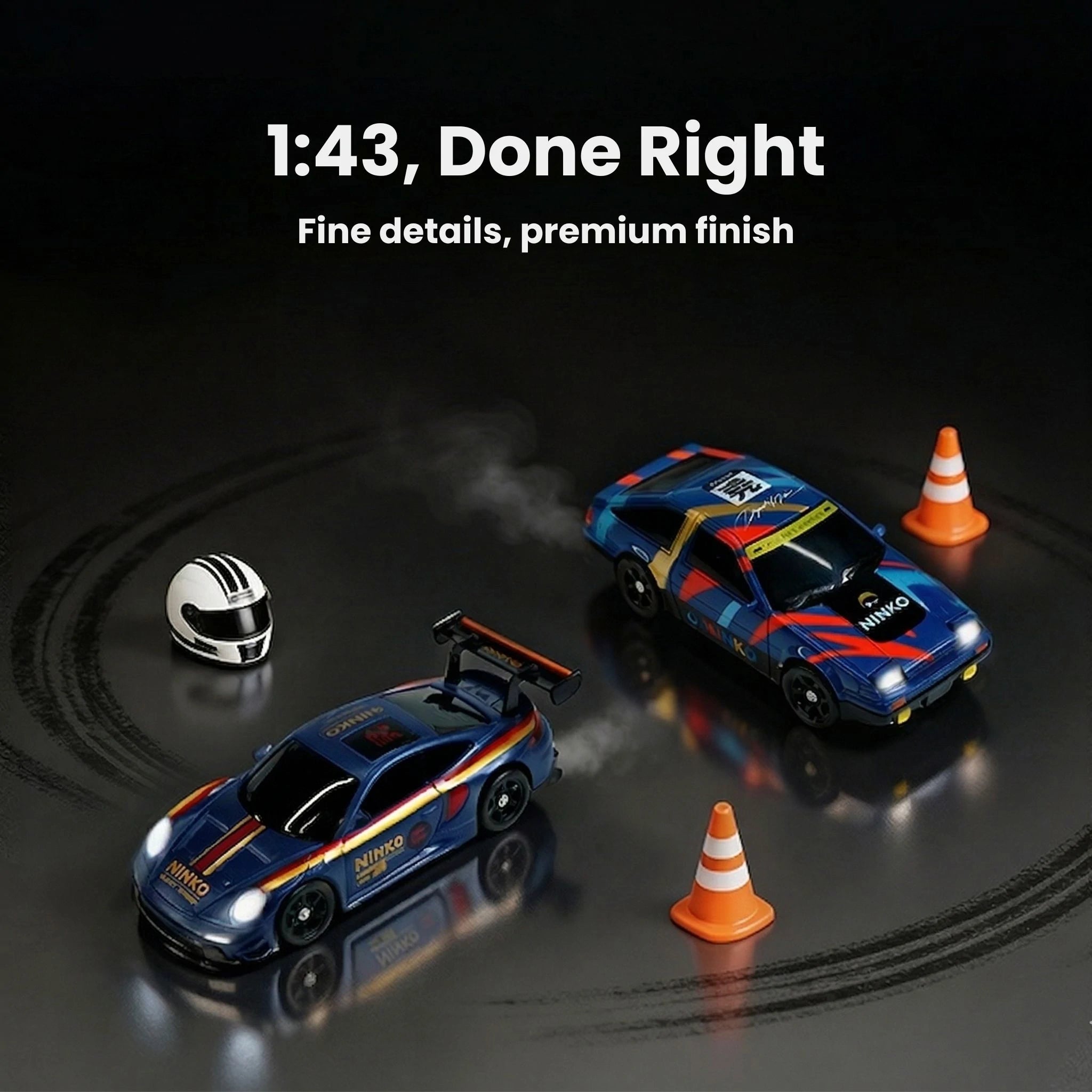 1:43 Mini Drift RC Car with Swap Body Shells