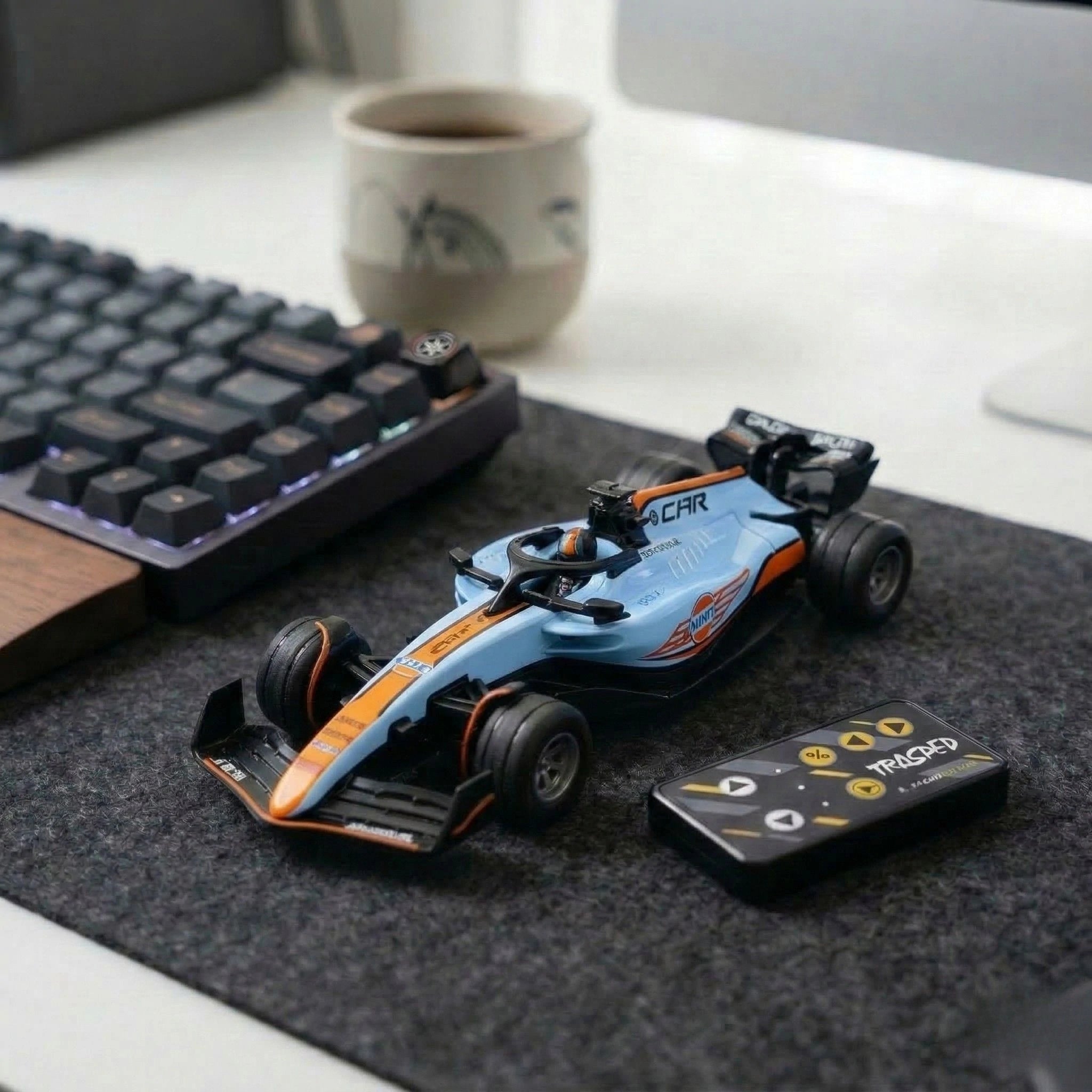 1/64 Mini F1 RC Car with App & Remote Control