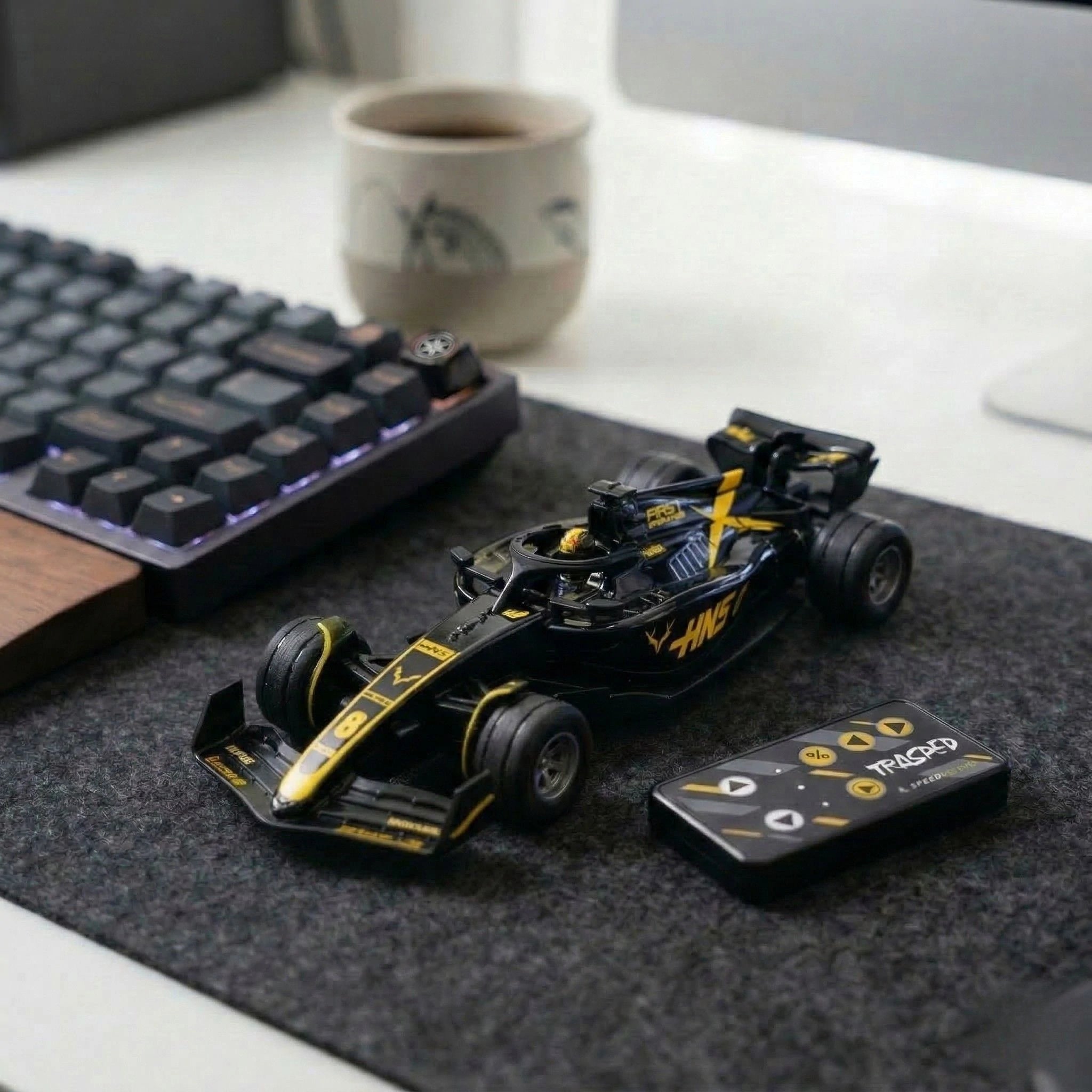 1/64 Mini F1 RC Car with App & Remote Control