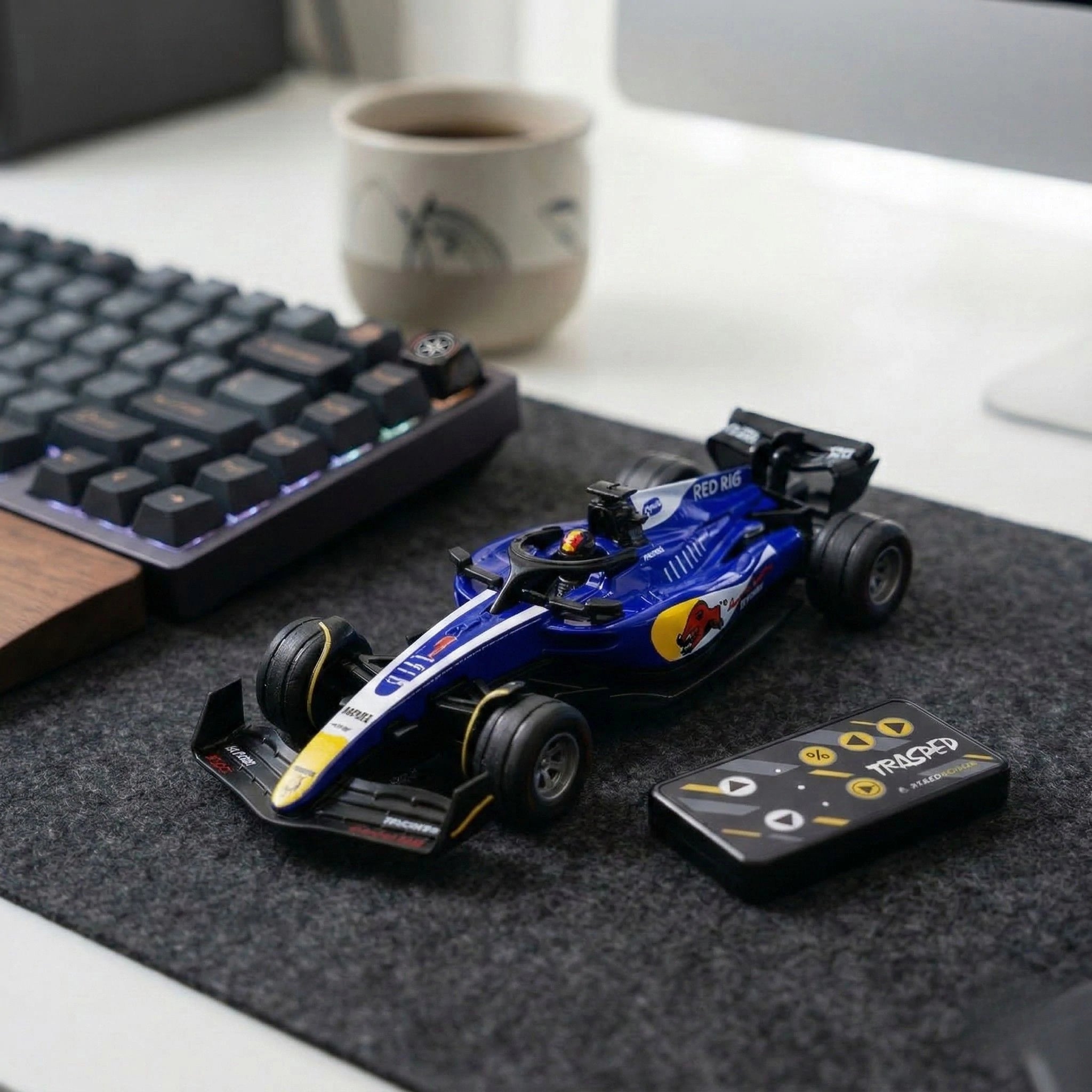 1/64 Mini F1 RC Car with App & Remote Control