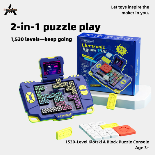 1530-Level Klotski & Block Puzzle Console