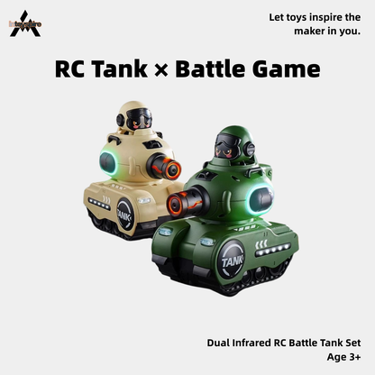 Dual Infrared RC Battle Tank Set