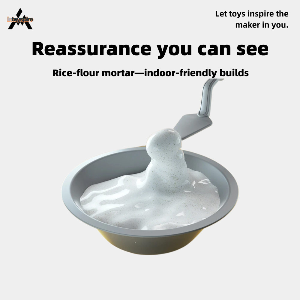 Kids DIY Brick House Kit