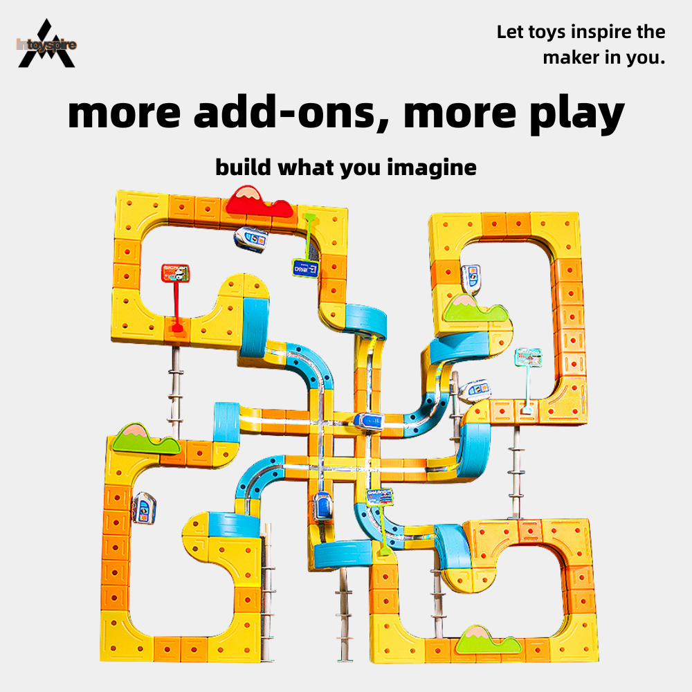 Magnetic Bullet Train Track Building Set