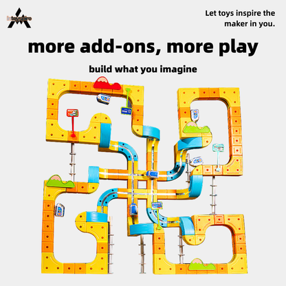 Magnetic Bullet Train Track Building Set