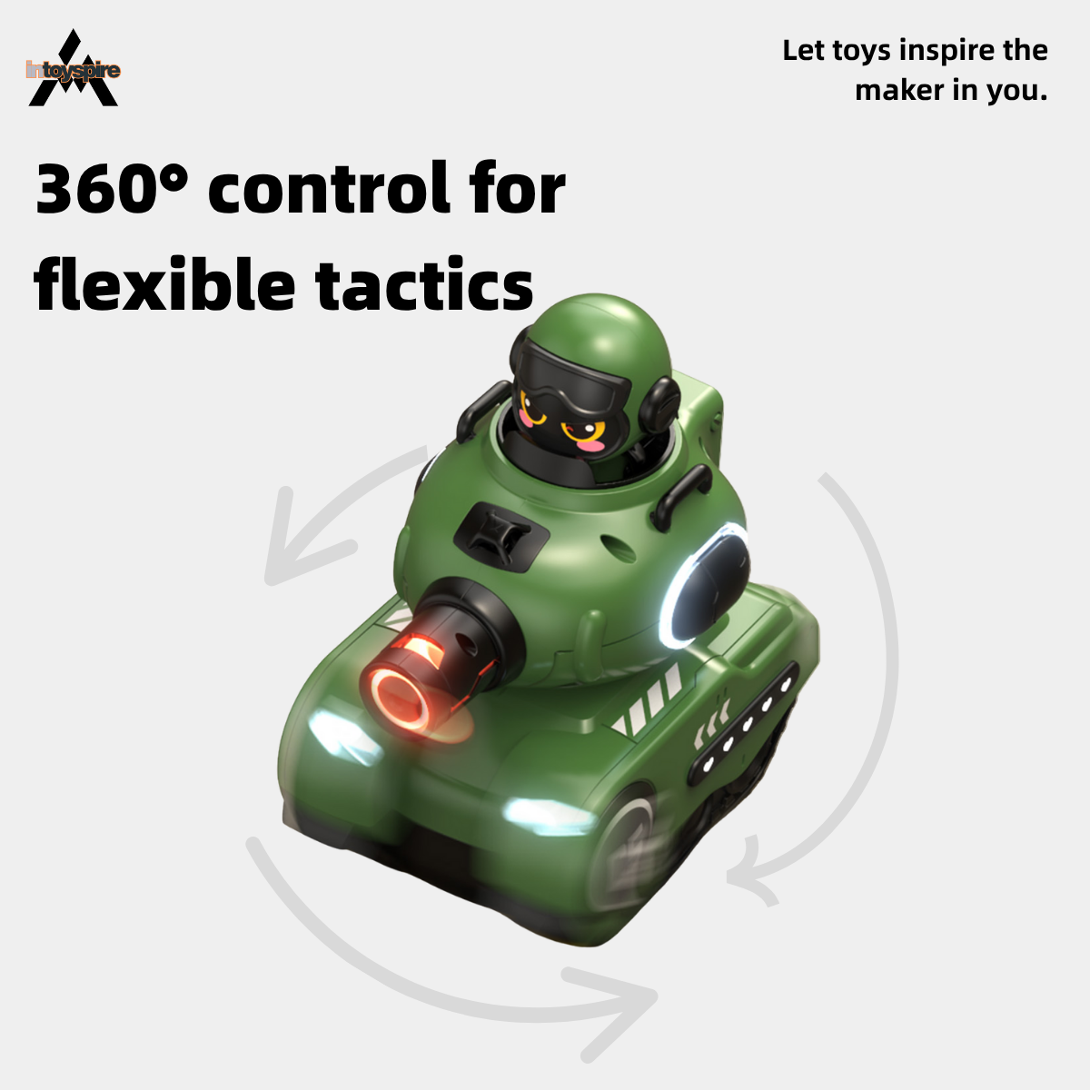 Dual Infrared RC Battle Tank Set