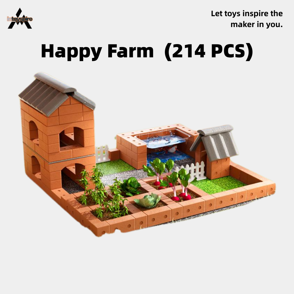 Kids DIY Brick House Kit