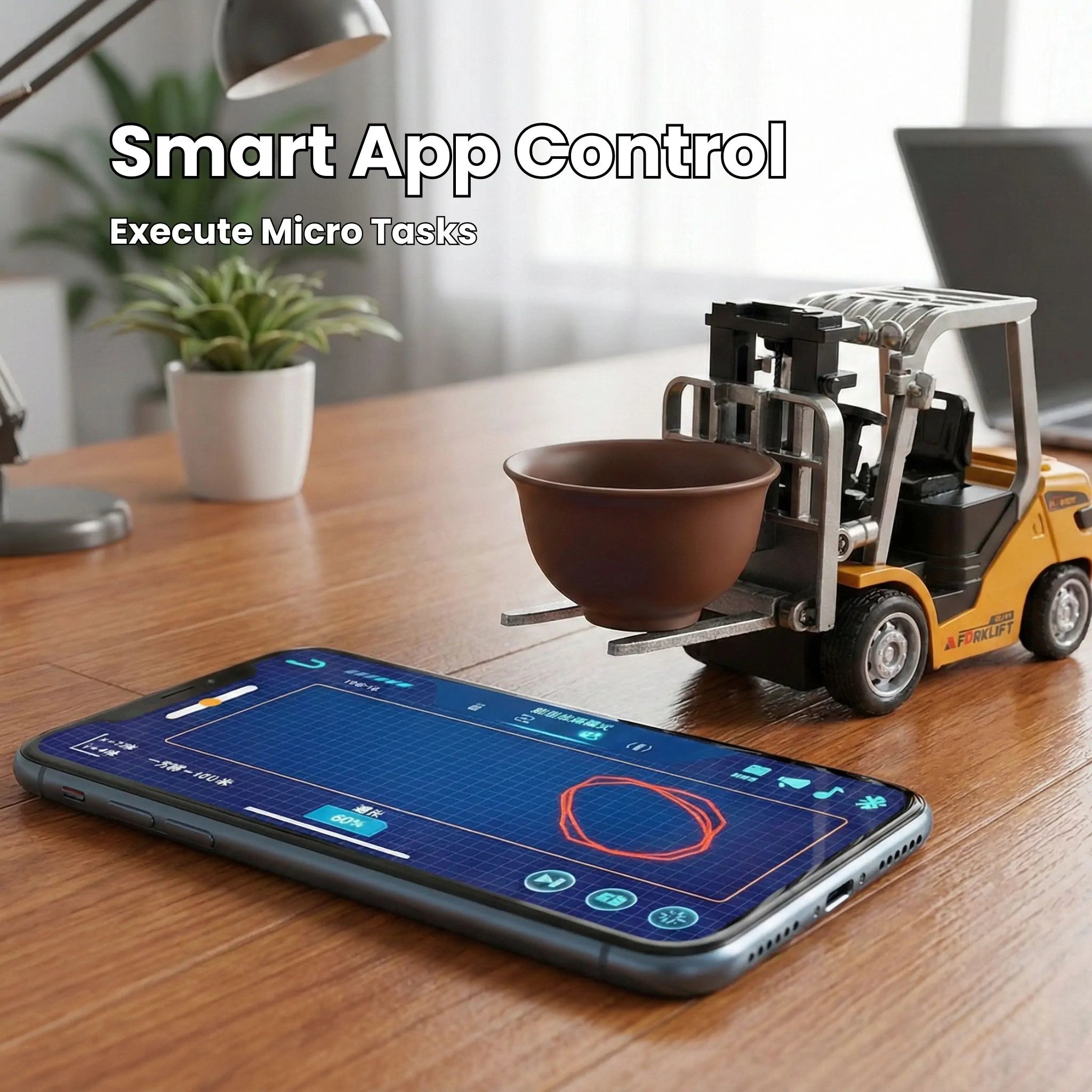 1:64 Mini RC Construction Vehicles Fleet