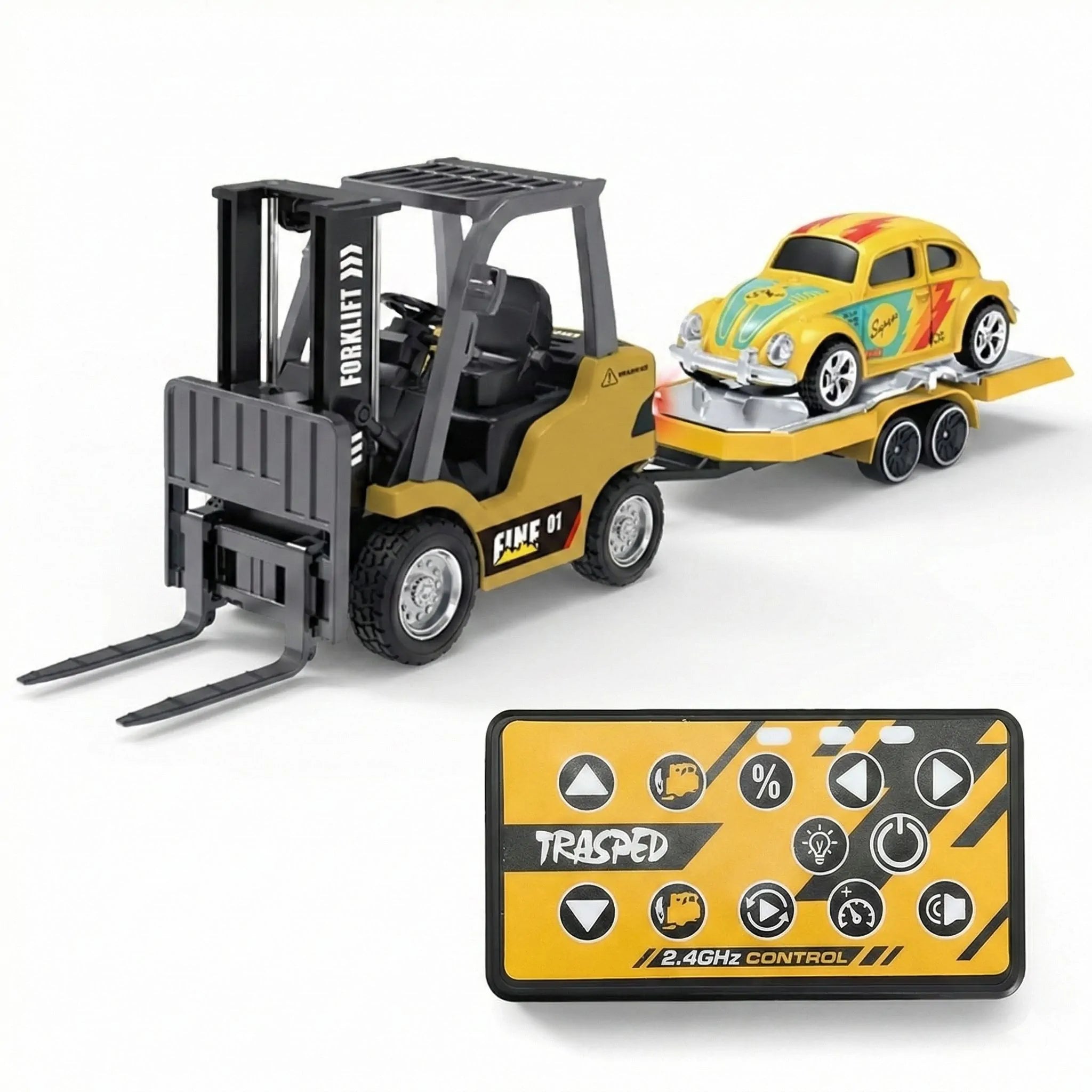 1:64 Mini RC Construction Vehicles Fleet