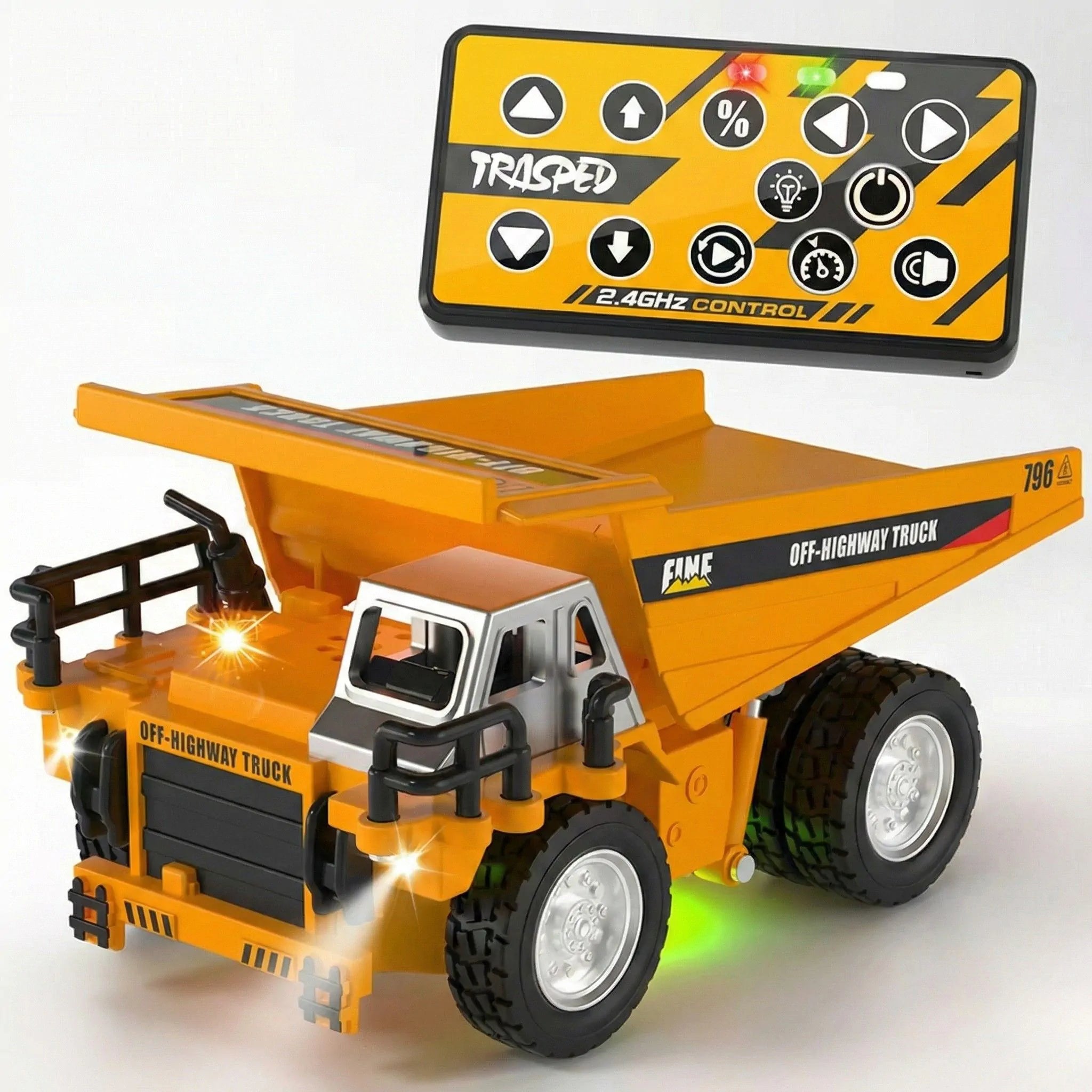 1:64 Mini RC Construction Vehicles Fleet