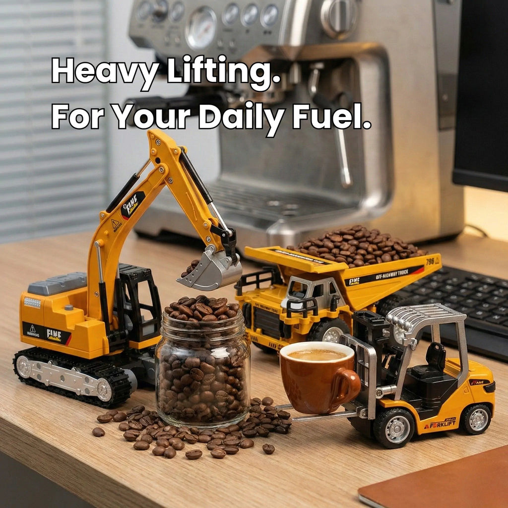 1:64 Mini RC Construction Vehicles Fleet