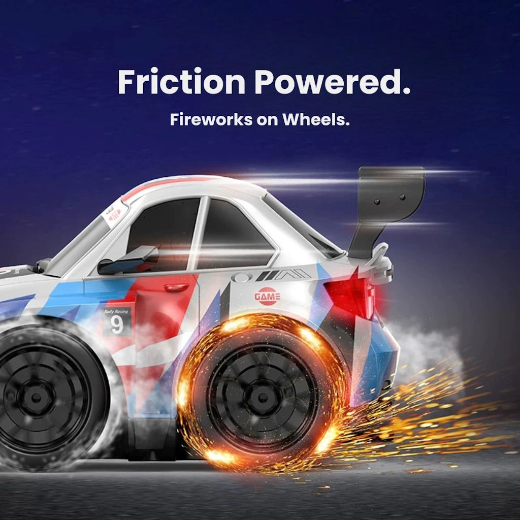 Mini RC Rally Drift Car with Real Sparks Effect