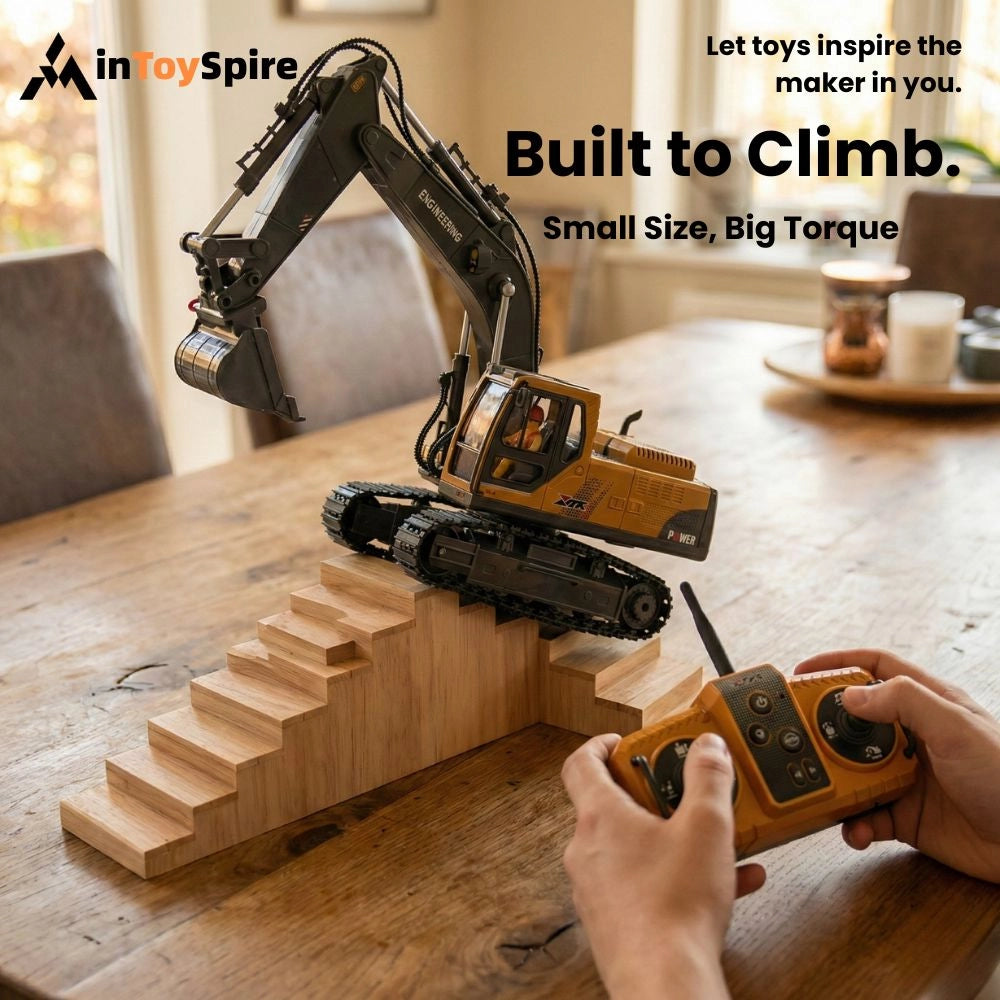 Pro 3-in-1 RC Excavator & Dump Truck