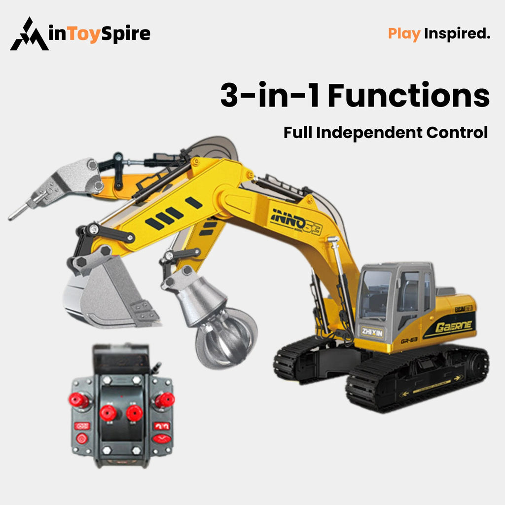1/14 RC Excavator with Independent Arm Control