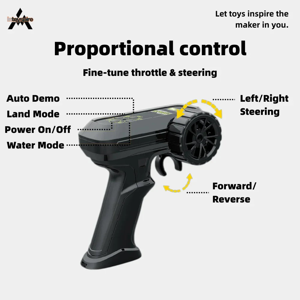 RC Amphibious Waterproof Farmer Truck  - inToySpire