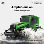 RC Amphibious Waterproof Farmer Truck  - inToySpire