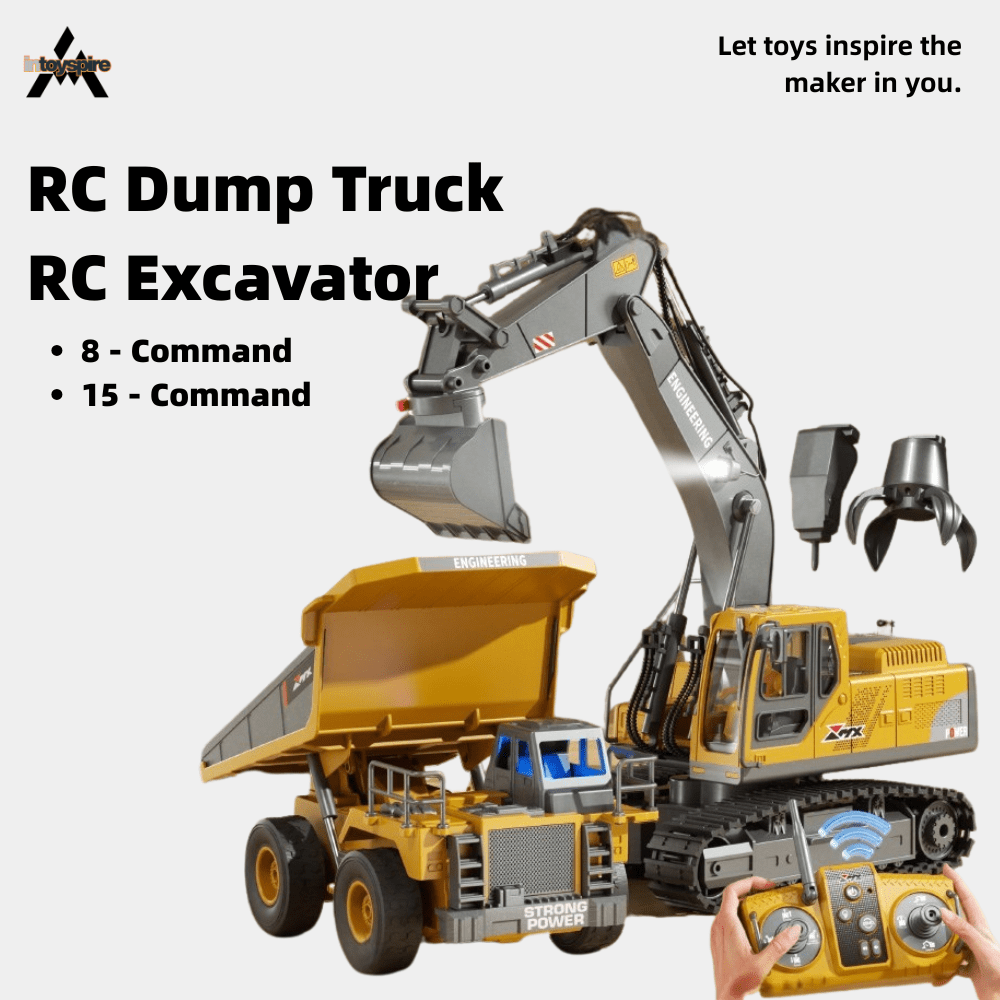 RC Excavator（Optional Dump Truck）  - inToySpire