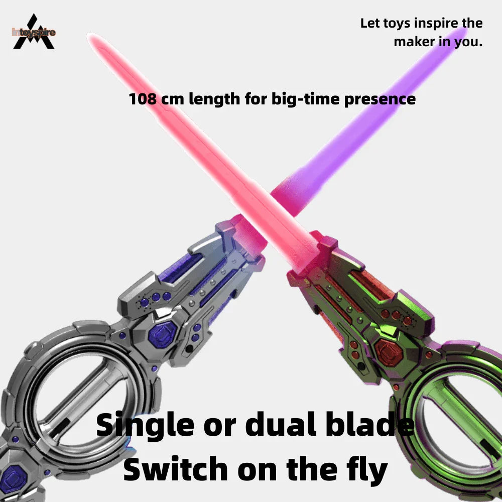 Spinning Double - Blade Laser Sword  - inToySpire